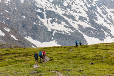 Gençler Altay Dağları, Rusya'nın dağlık bölgelerde hiking