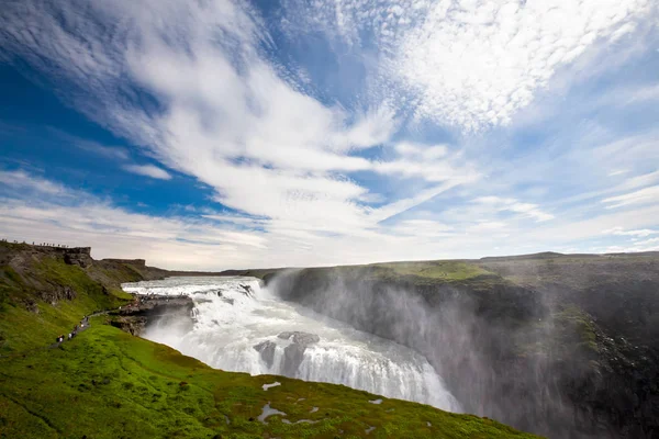 Wodospad Gullfoss Islandii — Zdjęcie stockowe