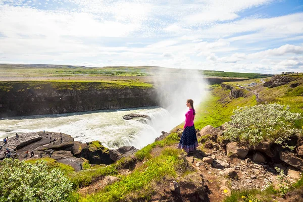 Cascade de Gullfoss en Islande — Photo