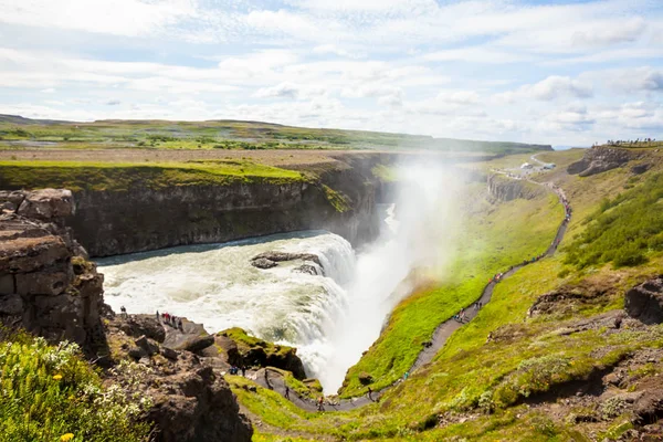 Cascade de Gullfoss en Islande — Photo