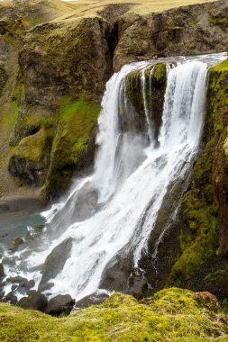 Laki Volkanı giderken güzel Fagrifoss
