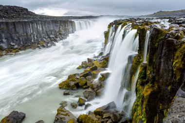İzlanda'daki güzel Selfoss şelale