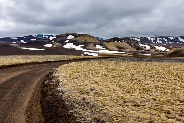 Vista en las llanuras islandesas durante el verano —  Fotos de Stock