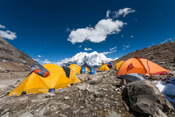 Campamento base de Manaslu, Nepal — Foto de Stock