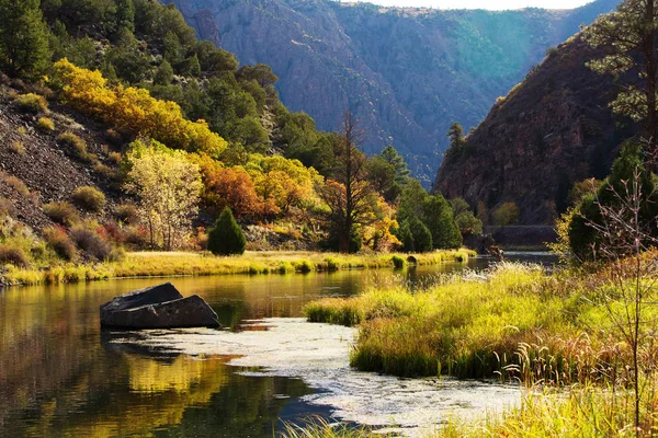 Siyah Kanyon Gunnison Park, Colorado, ABD