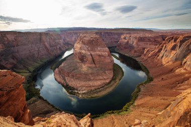 At nalı görünümüne sayfa city Arizona, ABD yakınındaki Simgesel Yapı viraj