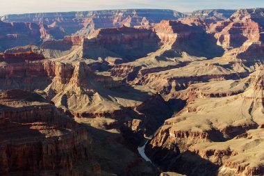 Büyük Kanyon Milli Parkı, Güney Rim, Arizona, ABD için bir görünüm 