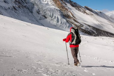 Thorung La, Trekker geçmek - highesr noktası Annapurna circ