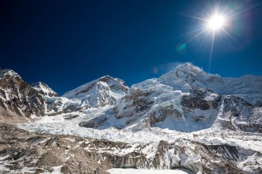 Everest ba Everest düşüyor buzul için görüntüleyin