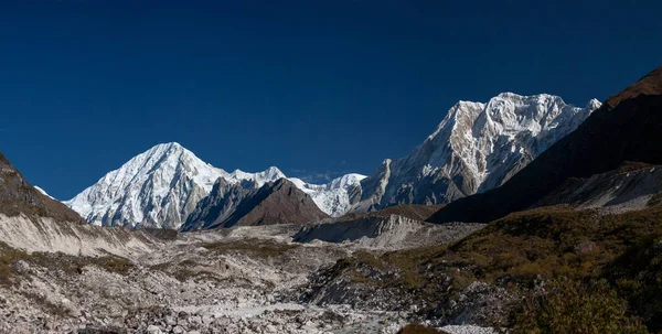 Krásná krajina Himalájských hor — Stock fotografie