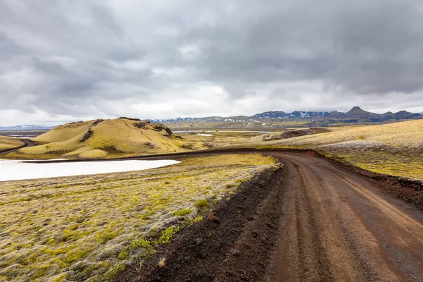 İzlanda ovaları yaz aylarında görüntülemek — Stok fotoğraf
