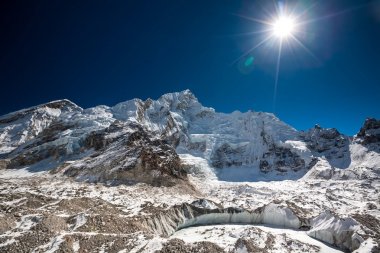 Everest ba Everest düşüyor buzul için görüntüleyin