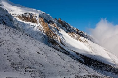 Himalaya dağlarının güzel manzarası 