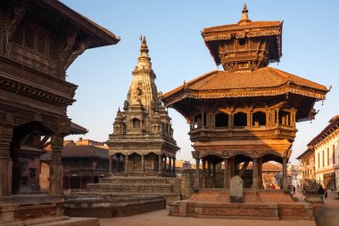 BHAKTAPUR şehir daha önce deprem, Nepal