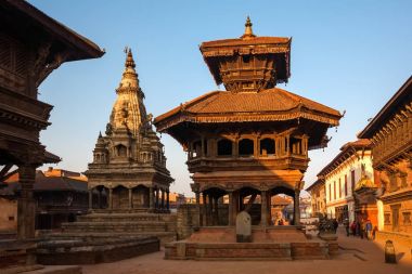 BHAKTAPUR şehir daha önce deprem, Nepal
