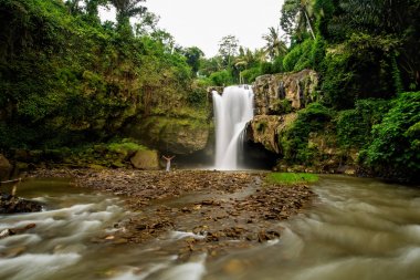 Endonezya Bali Ubud uzak olmayan ünlü Tegenungan