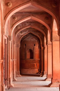 Agra, Hindistan kırmızı kale iç unsurları
