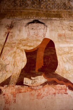 İç antik tapınaklar Bagan, Myanmar