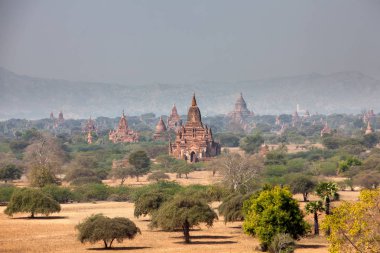Antik tapınak Bagan, Myanmar için görüntüleyin