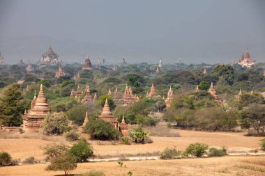Antik tapınak Bagan, Myanmar için görüntüleyin
