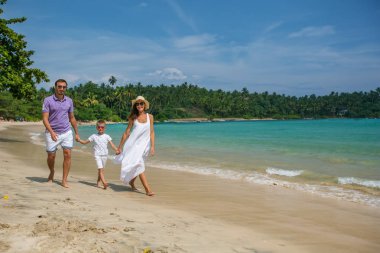 Hint Okyanusu'nun sahil tatil aile