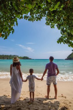 Hint Okyanusu'nun sahil tatil aile