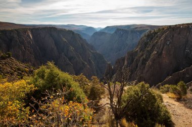 Siyah Kanyon Gunnison Park, Colorado, ABD