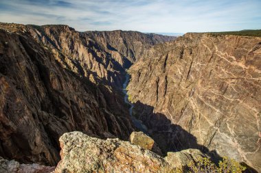 Siyah Kanyon Gunnison Park, Colorado, ABD