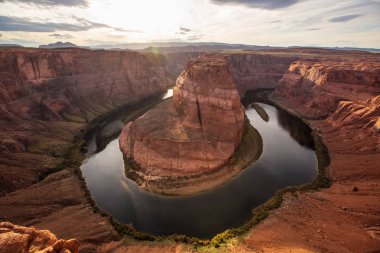 At nalı görünümüne sayfa city Arizona, ABD yakınındaki Simgesel Yapı viraj
