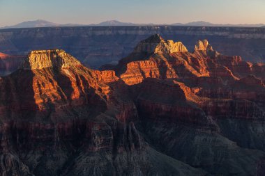 Büyük Kanyon Milli Parkı, Kuzey jant, Arizona, ABD için bir görünüm