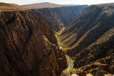 Siyah Kanyon Gunnison Park, Colorado, ABD