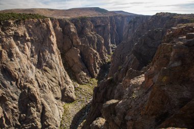 Siyah Kanyon Gunnison Park, Colorado, ABD