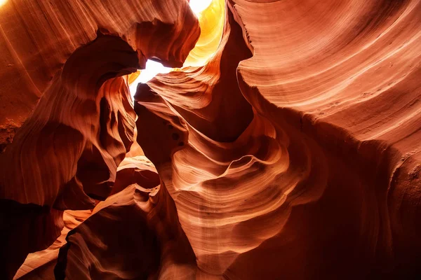 Real images of the lower Antelope canyon in Arizona, USA — Stock Photo, Image