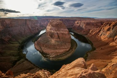 At nalı görünümüne sayfa city Arizona, ABD yakınındaki Simgesel Yapı viraj