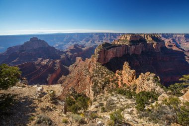Büyük Kanyon Milli Parkı, Kuzey jant, Arizona, ABD için bir görünüm