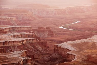 Muhteşem manzara, Canyonlands Milli Parkı Utah, ABD