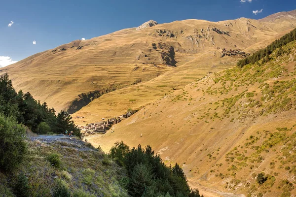 Village de Dartlo, Tusheti, Géorgie — Photo