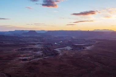 Muhteşem manzara, Canyonlands Milli Parkı Utah, ABD