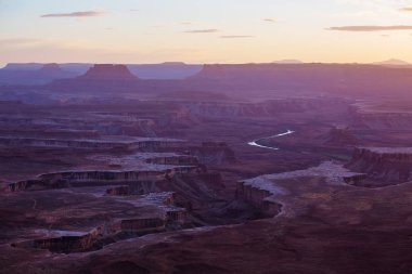 Muhteşem manzara, Canyonlands Milli Parkı Utah, ABD