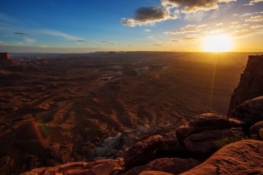 Muhteşem manzara, Canyonlands Milli Parkı Utah, ABD
