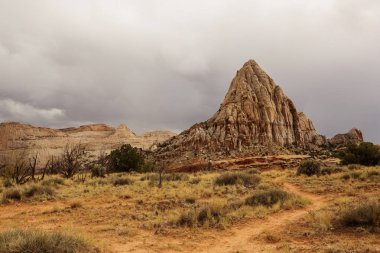 Utah, ABD Capitol resif Ulusal Park muhteşem manzaralar