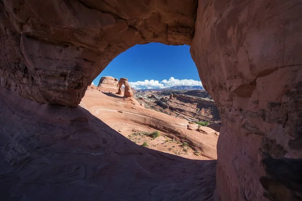 Arco Delicado Parque Nacional Arches Utah — Foto de Stock