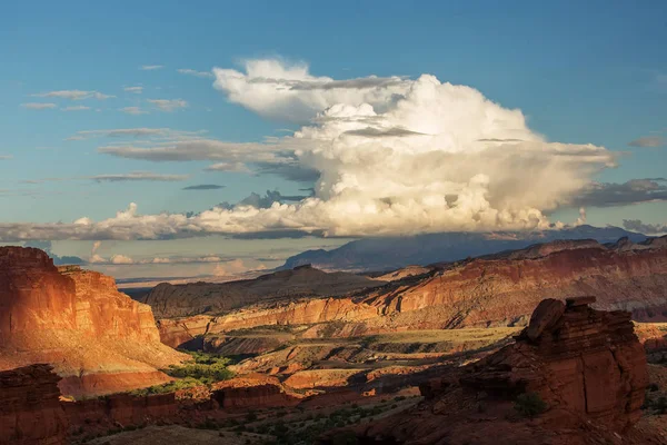 Spektakulära Landskap Capitol Reef National Park Utah Usa — Stockfoto