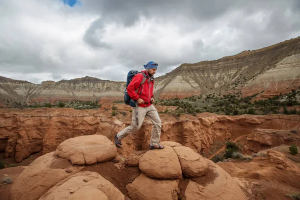 Vandrare Kodachrome Basin State Park Utah Usa — Stockfoto