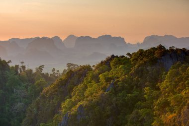 Krabi il kaplan Mağara Manastırı muhteşem göz