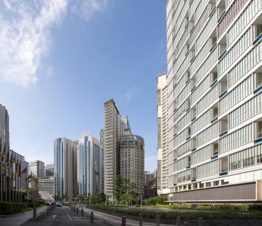 güzel Modern şehir manzarası