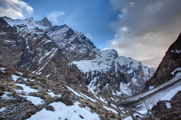 Vay Annapurna Merkez kampına, Nepal Vadisi — Stok fotoğraf