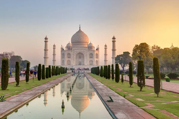 Taj Mahal all'alba, Arga, India — Foto Stock
