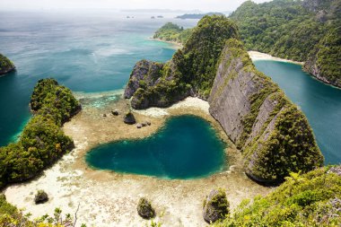 Dafalen coğrafi bakış açısı Misool, Raja Ampat, Endonezya