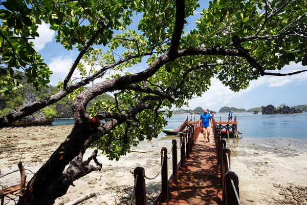 Punto de vista de Dafalen geosite Misool, Raja Ampat, Indonesia —  Fotos de Stock